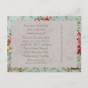 Viktorianska blommor - vykort/OSA/inbjudningar Vykort