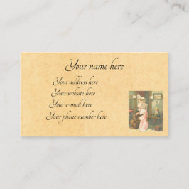 Viktorianska dam visitkort