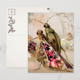 Viktorianska insekter vykort