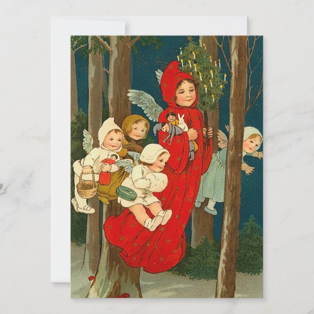 Viktorianska julkort för Älvor (Framsida)