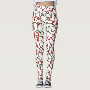 Viktorianska julpolygoner leggings