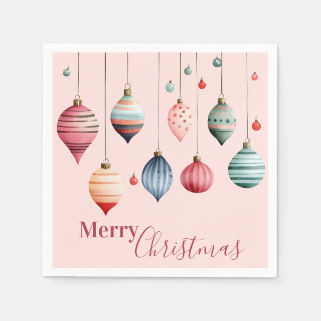 Viktorianska julprydnadsföremål Kitchen Pappersservett (Framsidan)