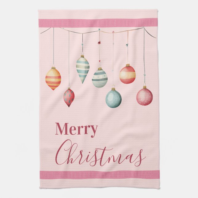 Viktorianska julprydnadsföremål Kitchen Towels Kökshandduk (Vertikal)