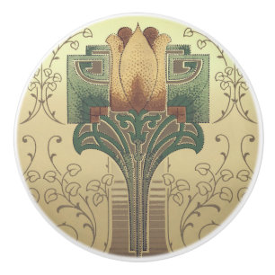 Viktorianska konst- och hantverksblommor knopp