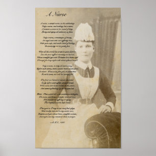 Viktorianska sjuksköterskor dikt poster