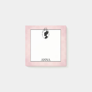 Viktorianska Stil 60-talets Cameo Post-IT-anteckni Post-it Block