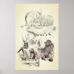 Viktorianska vintagar poster