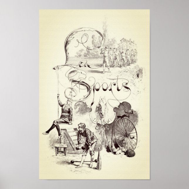 Viktorianska vintagar poster (Framsidan)