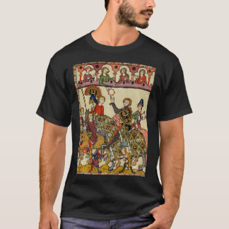 Viktorious Knight, 14:e århundradets medeltida kon T Shirt