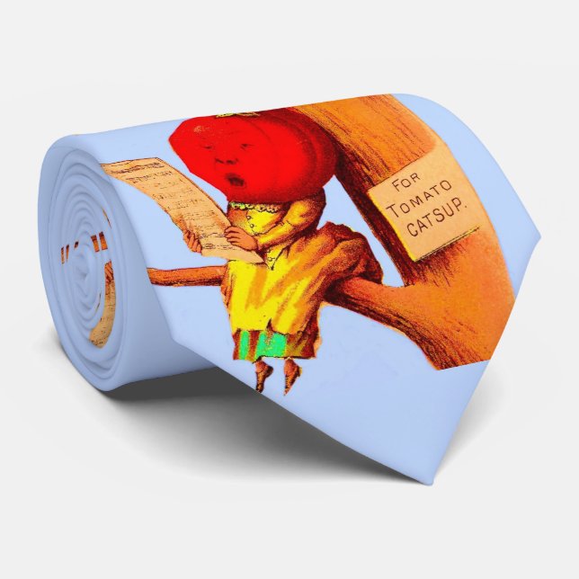 Viktoriska kvinnoavtryck på handelskort för tomath slips (Rullad)