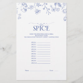 Viktoriskt spel för Fransk Blue & White Möhippa