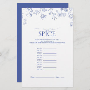 Viktoriskt spel för Fransk Blue & White Möhippa