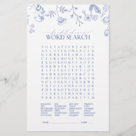 Viktoriskt spel för Fransk Blue & White Möhippa