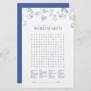 Viktoriskt spel för Fransk Blue & White Möhippa