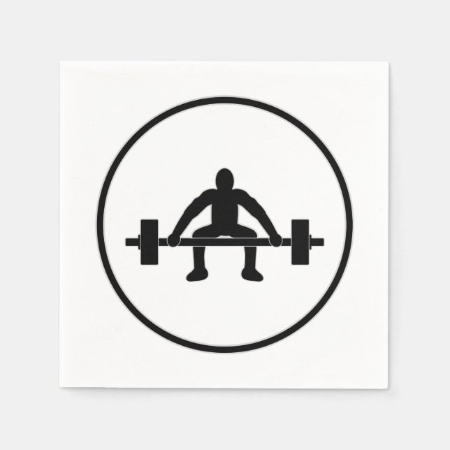 Vikttecken Hiss Pappersservett (Framsidan)