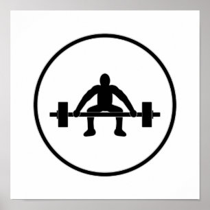 Vikttecken Hiss Poster