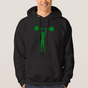 Viktupplyft 02 - Grönt av gräs Hoodie