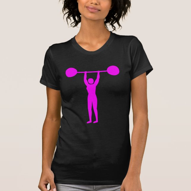 Viktupplyft 02 - Magenta T-shirt (Framsida)