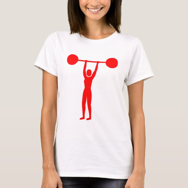 Viktupplyft 02 - Röd T Shirt (Framsida)