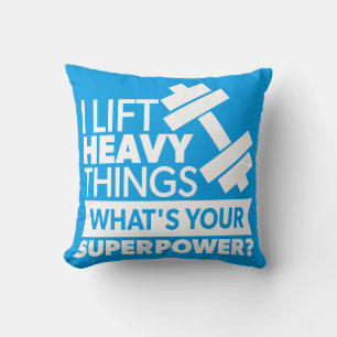 Viktupplyft - I Hiss Heavy Sak - SuperPower Kudde