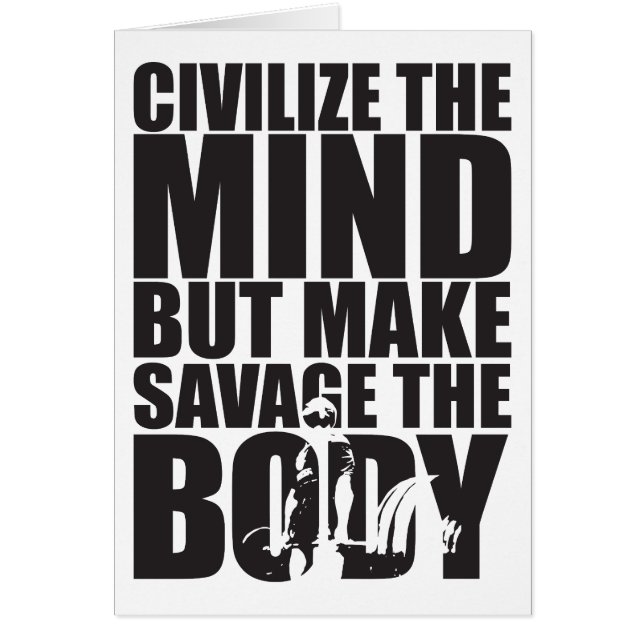 "Viktupplyft" Motivering Hälsningskort (Framsidan)