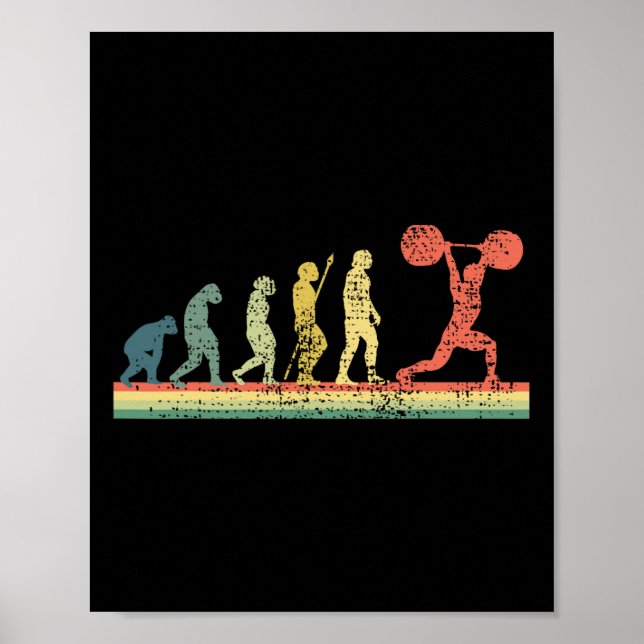 Viktupplyft skyddsdräkt Tee Poster (Framsidan)
