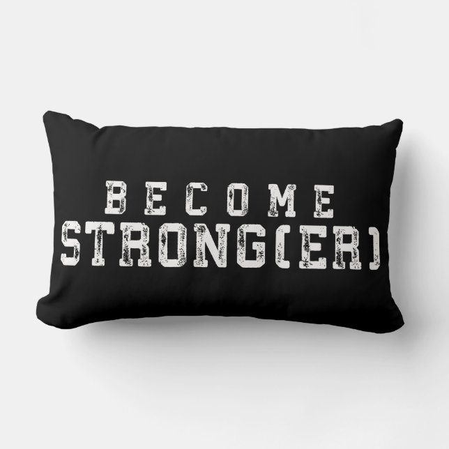Viktupplyftande inspiration - Bli starkare - Gym Lumbarkudde (Framsida)