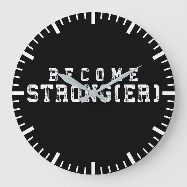 Viktupplyftande inspiration - Bli starkare - Gym Stor Klocka (Framsida)