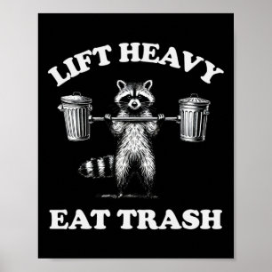 Viktupplyftning av luddig verkstad hiss Sopor Poster