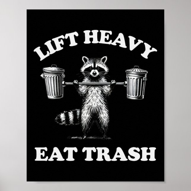 Viktupplyftning av luddig verkstad hiss Sopor Poster (Framsidan)