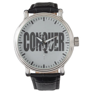 Viktupplyftningens motivation - KONQUER Armbandsur
