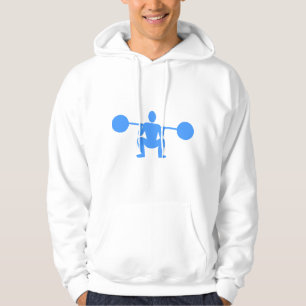 Viktuppmjukare 01 - Baby blue Sweatshirt Med Luva