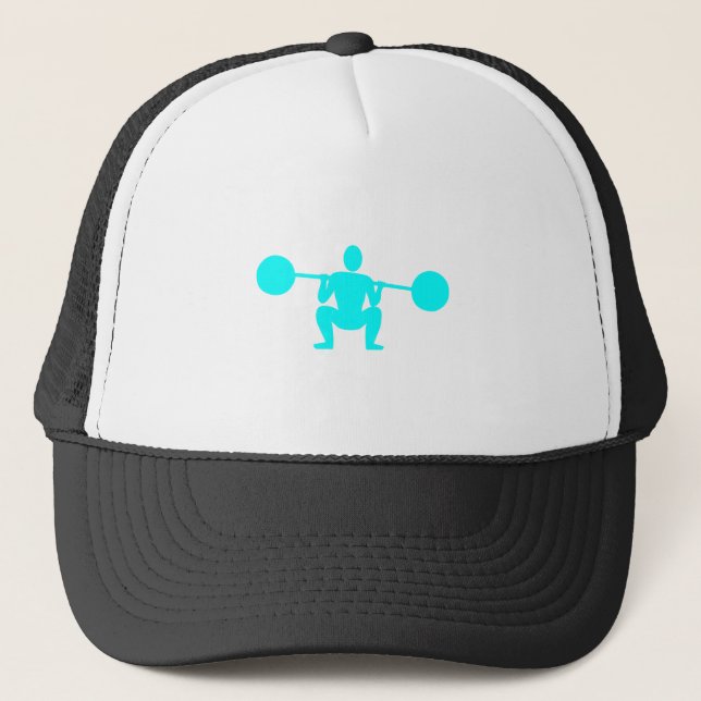 Viktuppmjukare 01 - Cyan Truckerkeps (Framsida)