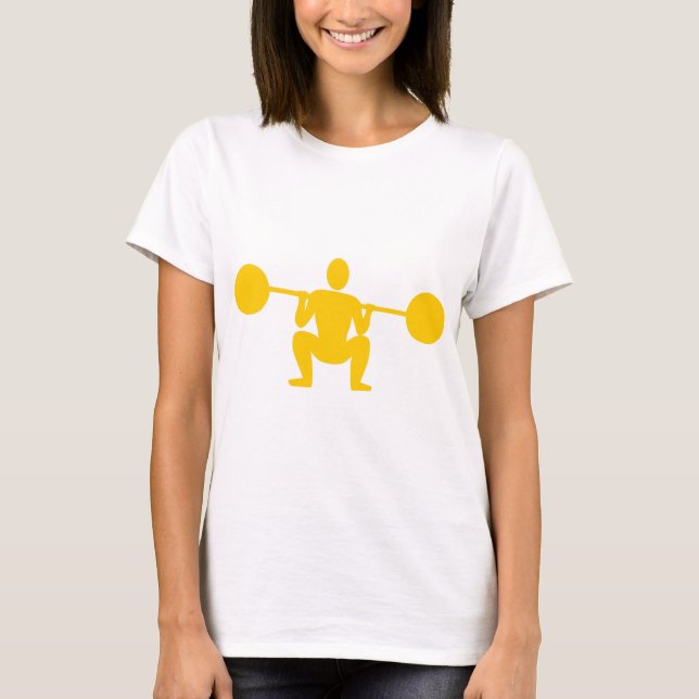 Viktuppmjukare 01 - Gult T-shirt (Framsida)