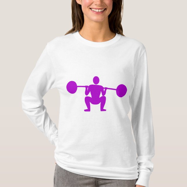 Viktuppmjukare 01 - Lila T-shirt (Framsida)