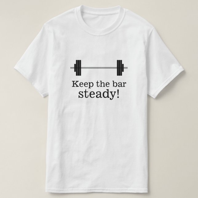 Viktutbildning: Behållan pub stadigt! T-shirt (Design framsida)