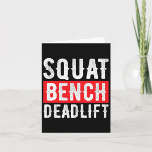 Viktutbildning för bålbanebyggnad i Squat Deadlift Kort