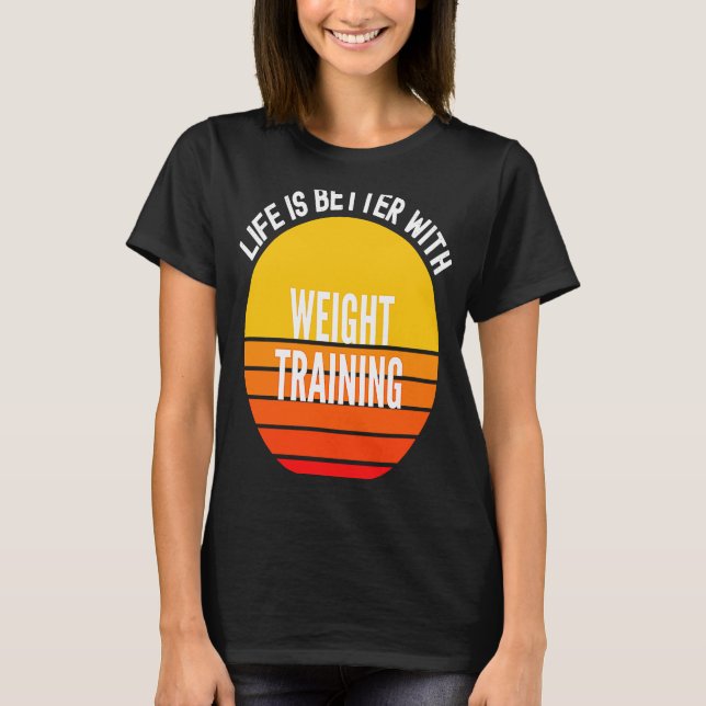 Viktutbildning med viktutbildning t shirt (Framsida)