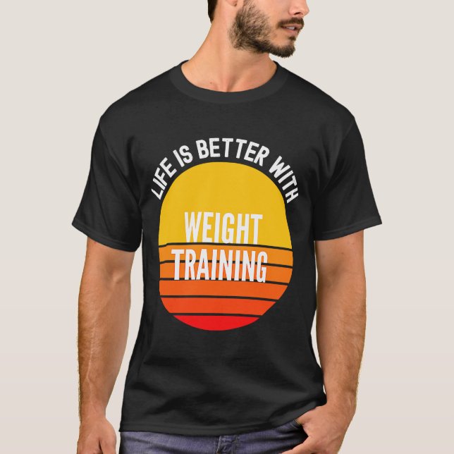 Viktutbildning med viktutbildning t shirt (Framsida)