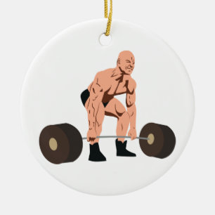 Viktvätt Julgransprydnad Keramik