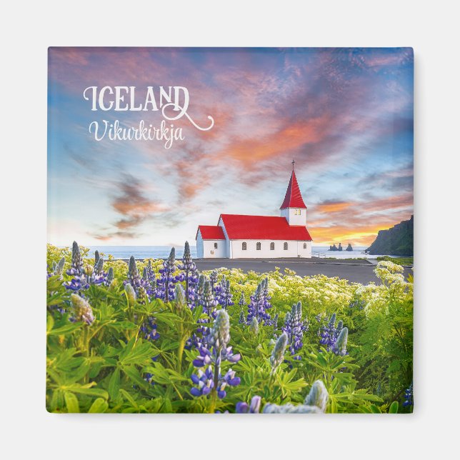 Vikurkirkja, Island Magnet (Framsidan)