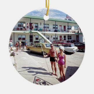 Vila Covemotell i 60-tal Julgransprydnad Keramik