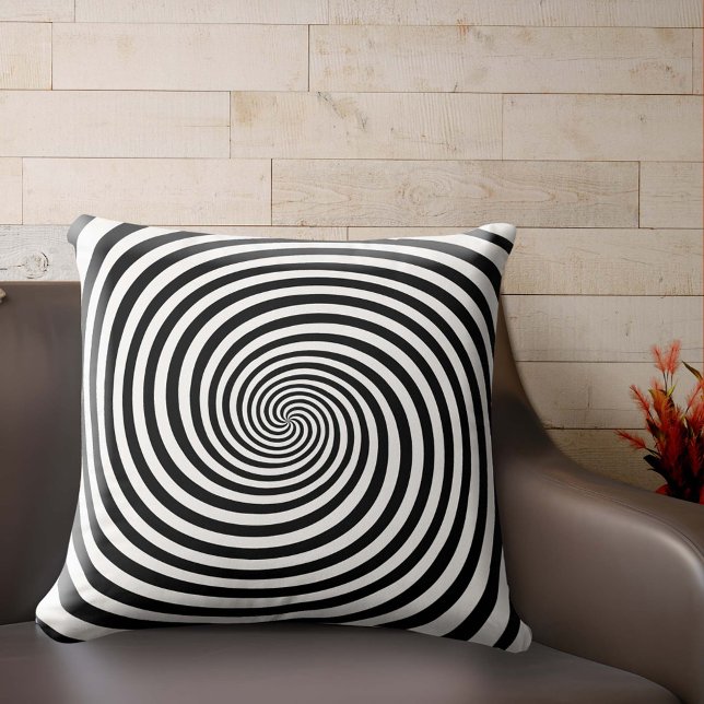 Vila ditt Hypnotiska sinne Kudde (Add a touch of whimsy and wonder to your space with this throw pillow featuring a hypnotic design.)