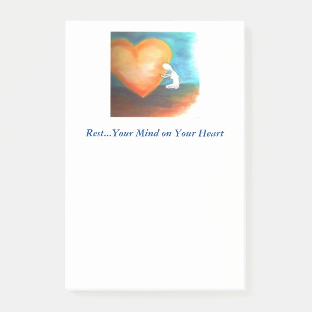 Vila ditt varar besvärad Posta-honom Post-it Block (Framsida)