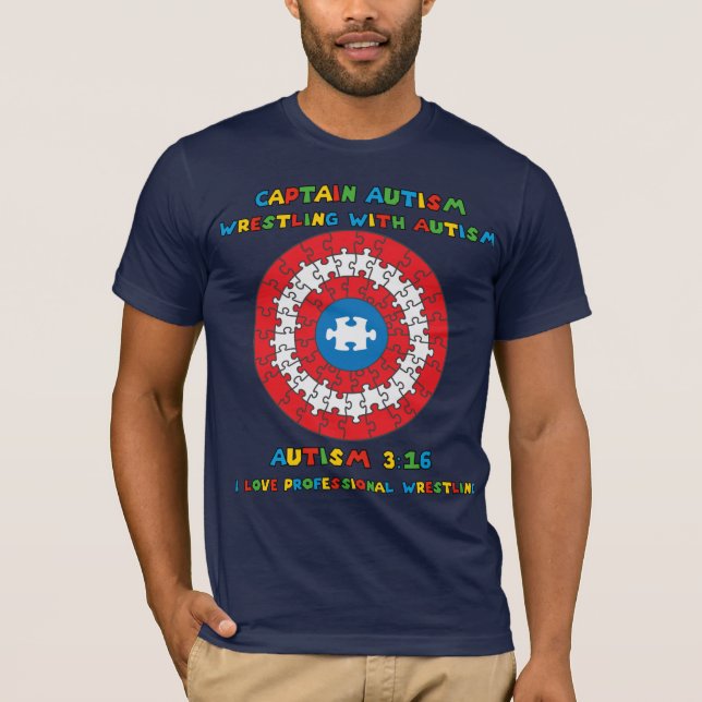 Vila Fläkt med Autism T-Shirt (Framsida)