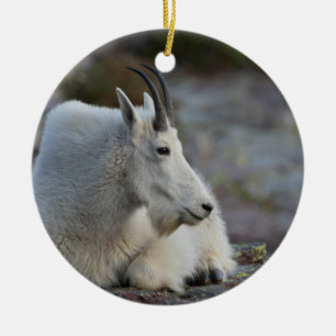 vila för bergsfår julgransprydnad keramik