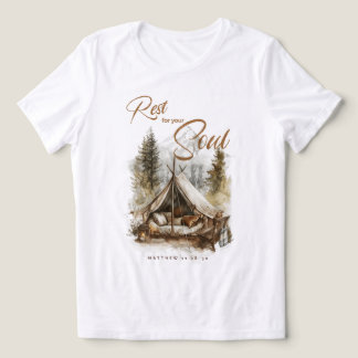 Vila för din själ, kristna Boho Women's Shirt T