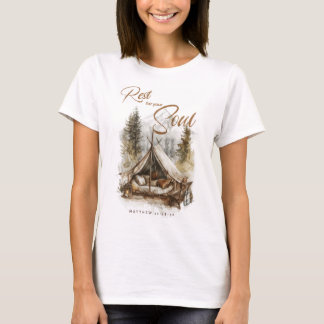 Vila för din själ, kristna Boho Women's Shirt T Shirt