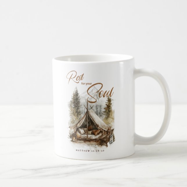 Vila för din syre, kristna boho-kaffe Mugg (Höger)