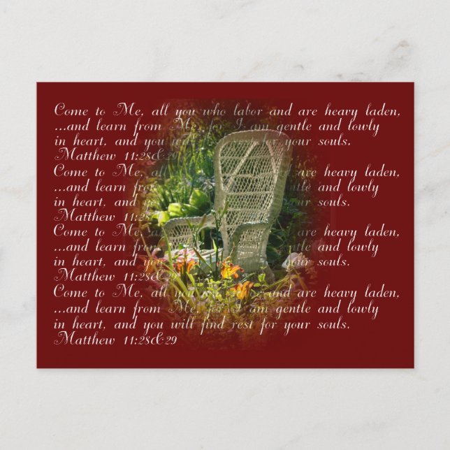 Vila för dina själar.. vykort (Framsida)